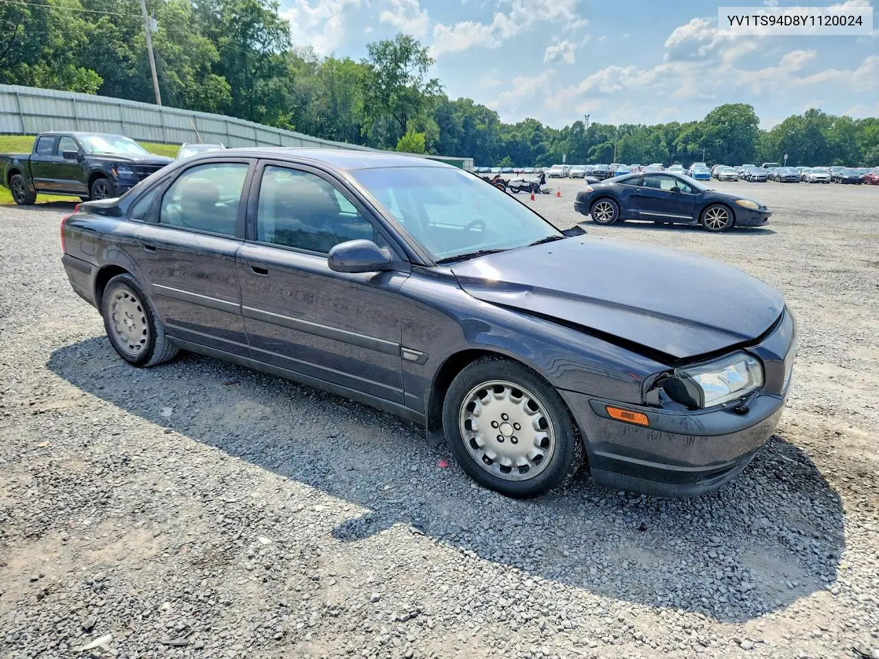 2000 Volvo S80 VIN: YV1TS94D8Y1120024 Lot: 61752926