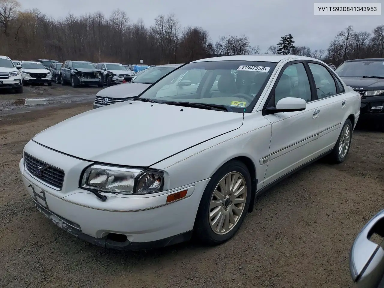 2004 Volvo S80 VIN: YV1TS92D841343953 Lot: 41947556
