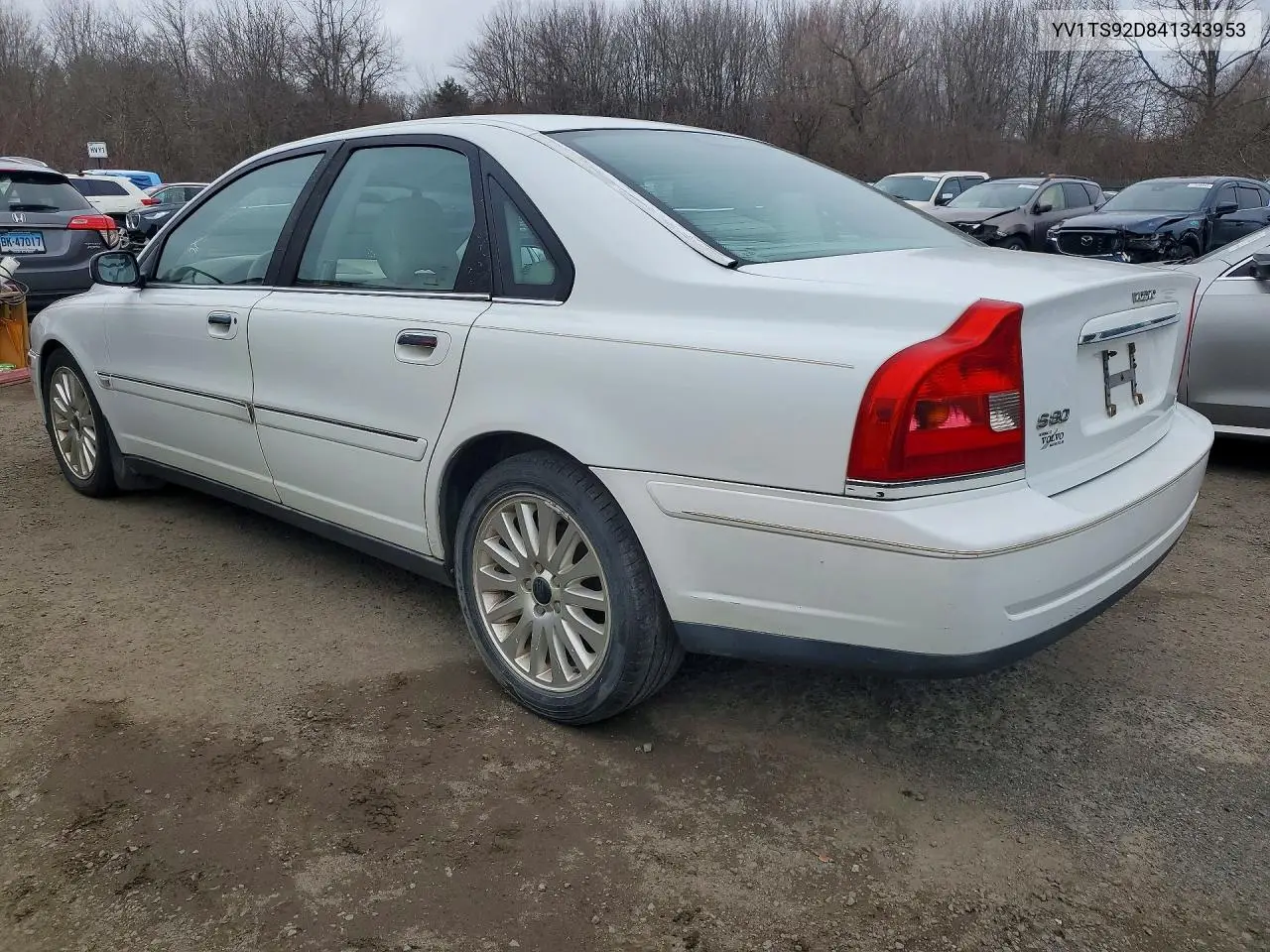 2004 Volvo S80 VIN: YV1TS92D841343953 Lot: 41947556