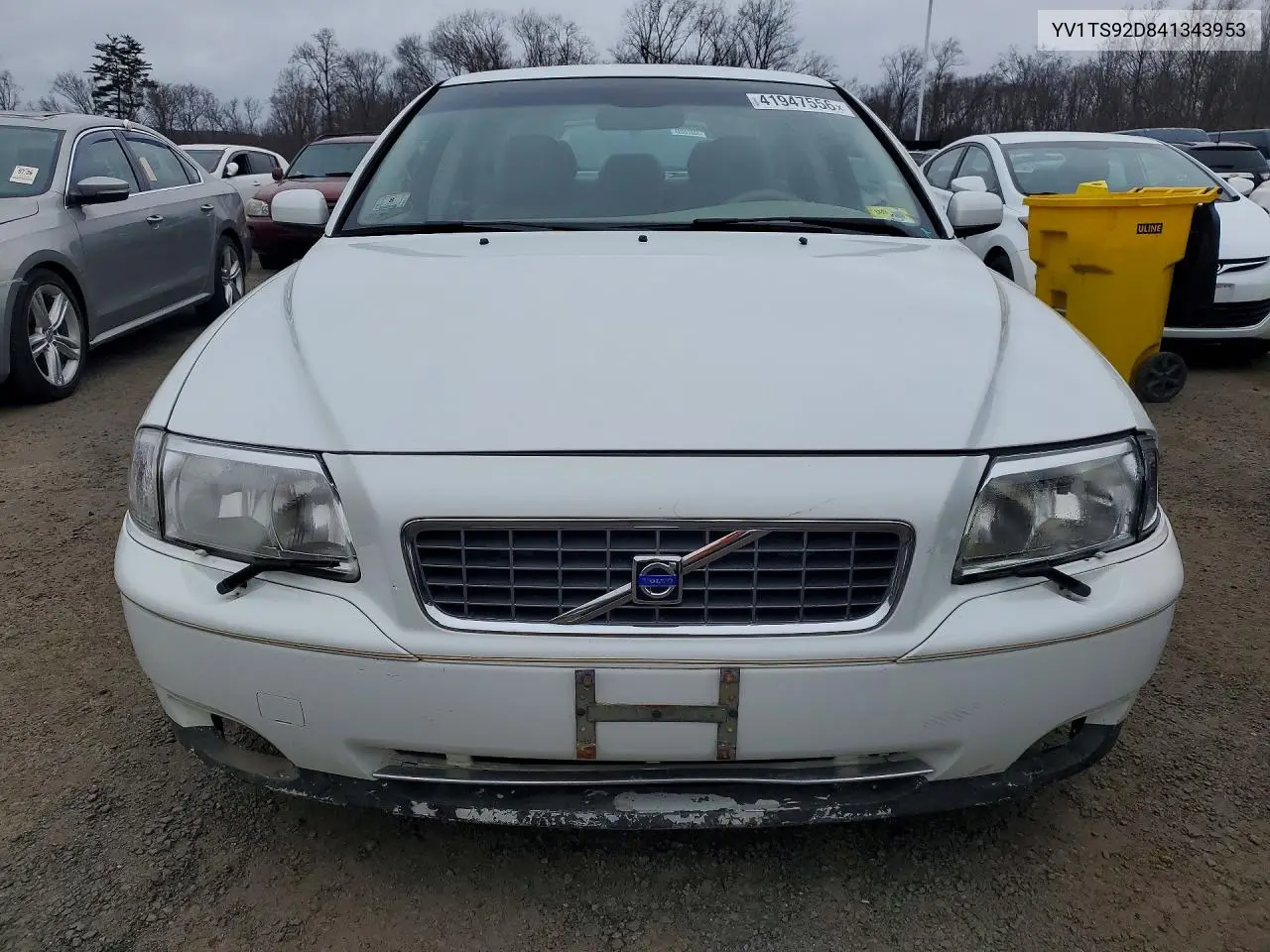 2004 Volvo S80 VIN: YV1TS92D841343953 Lot: 41947556