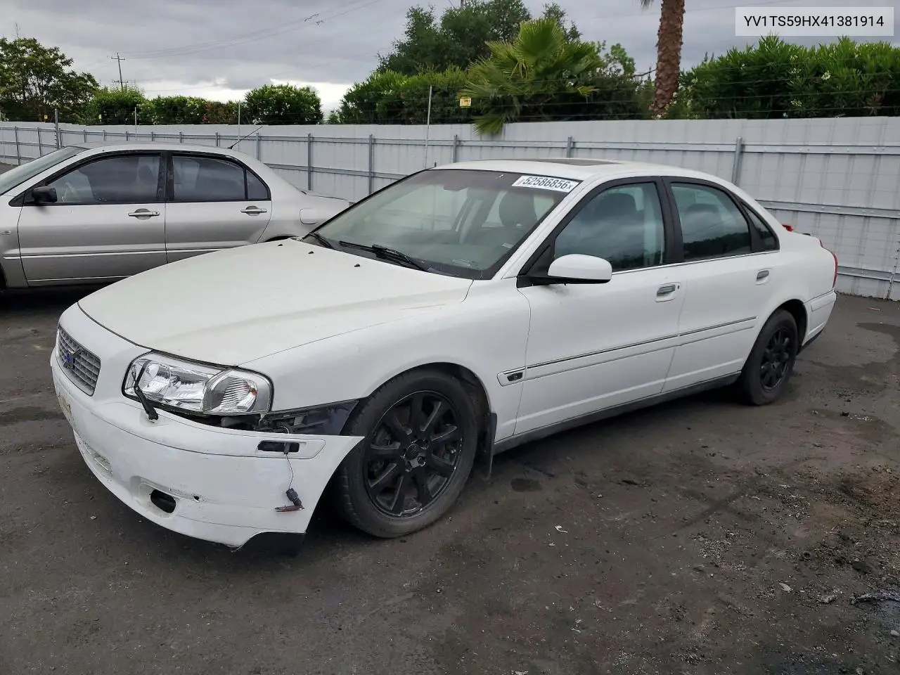 2004 Volvo S80 2.5T VIN: YV1TS59HX41381914 Lot: 52586856
