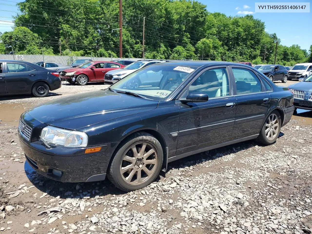 2005 Volvo S80 2.5T VIN: YV1TH592551406147 Lot: 56954696