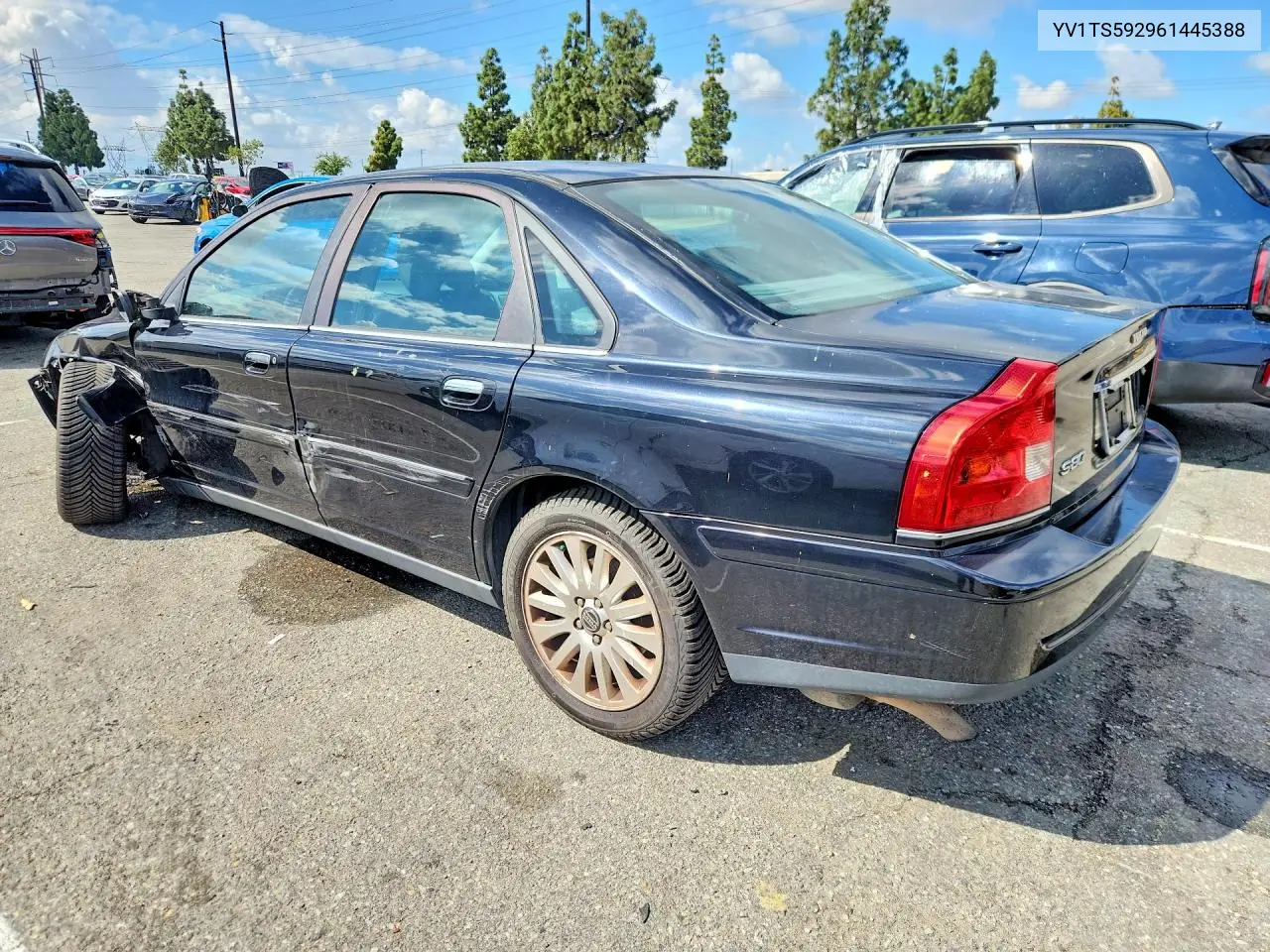 2006 Volvo S80 2.5T VIN: YV1TS592961445388 Lot: 48330666