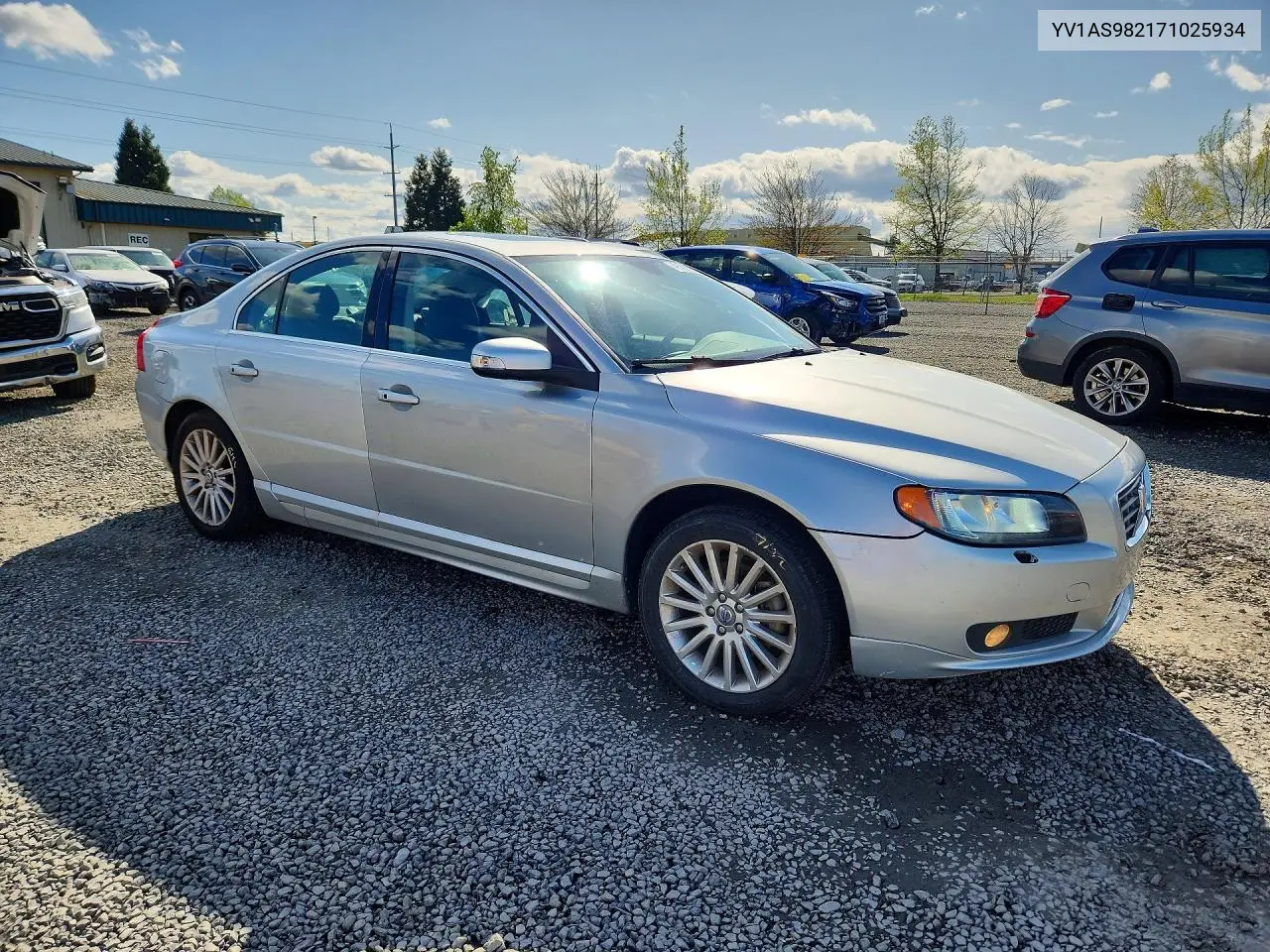 2007 Volvo S80 3.2 VIN: YV1AS982171025934 Lot: 49550126