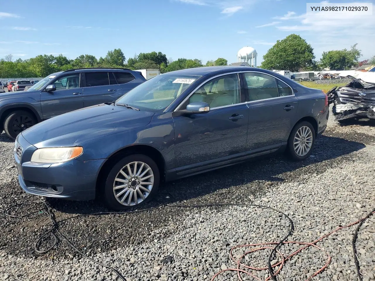 2007 Volvo S80 3.2 VIN: YV1AS982171029370 Lot: 55160626