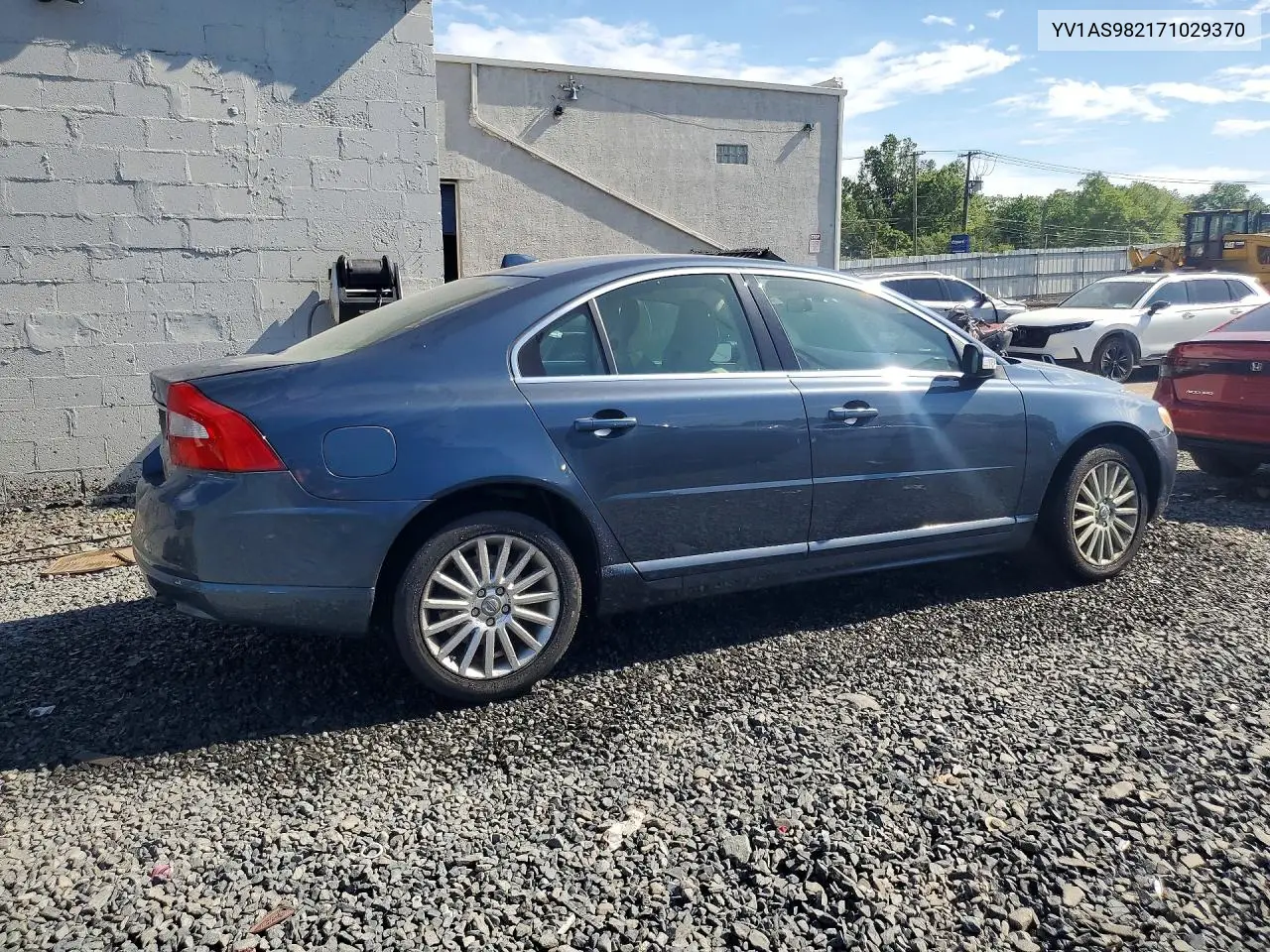 2007 Volvo S80 3.2 VIN: YV1AS982171029370 Lot: 55160626