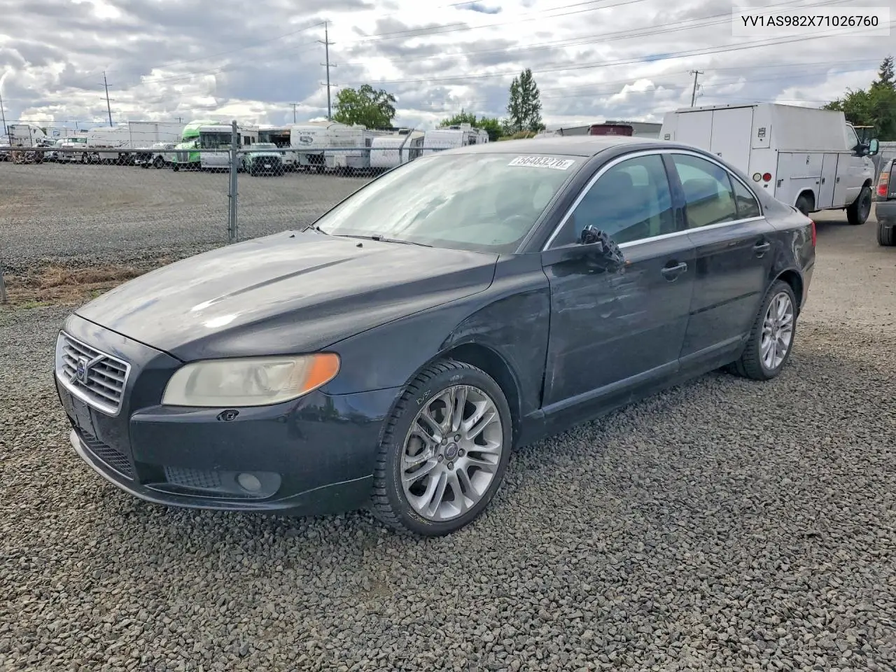 2007 Volvo S80 3.2 VIN: YV1AS982X71026760 Lot: 56483276