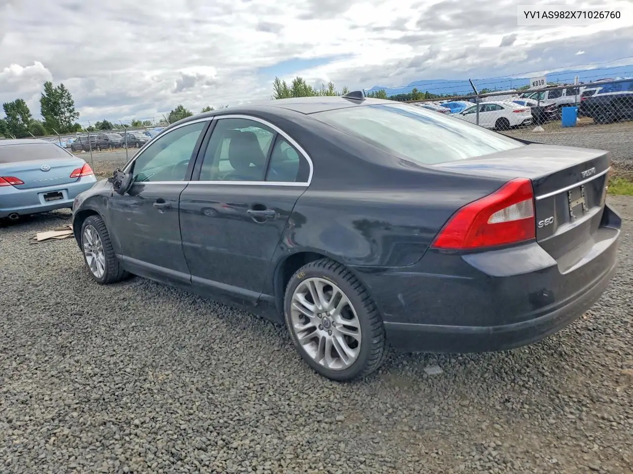 2007 Volvo S80 3.2 VIN: YV1AS982X71026760 Lot: 56483276