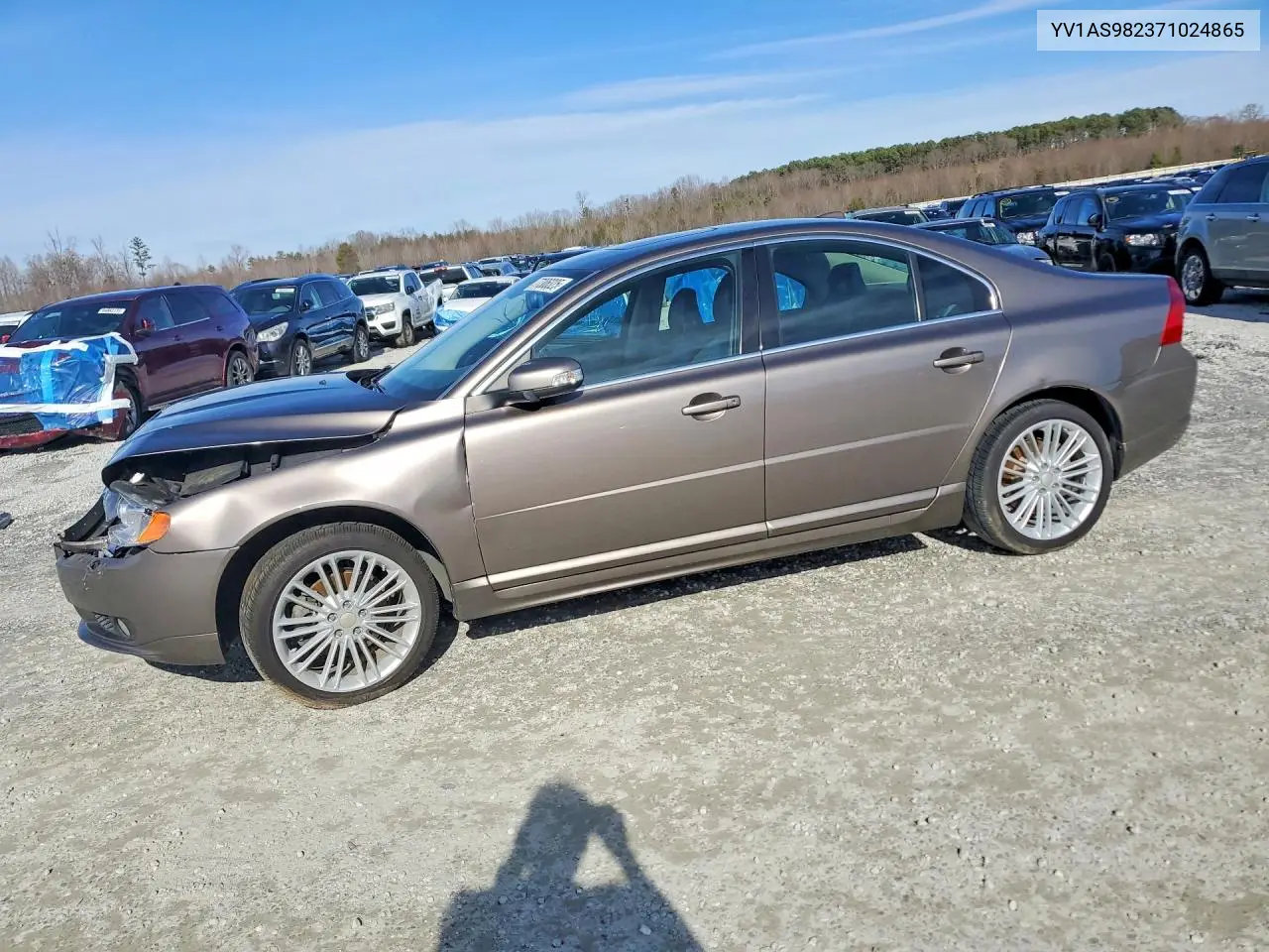 YV1AS982371024865 2007 Volvo S80 3.2