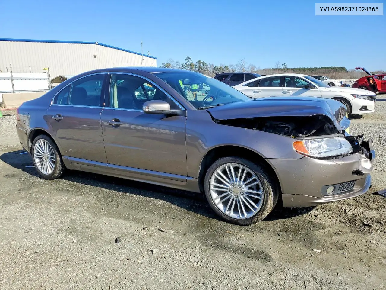YV1AS982371024865 2007 Volvo S80 3.2
