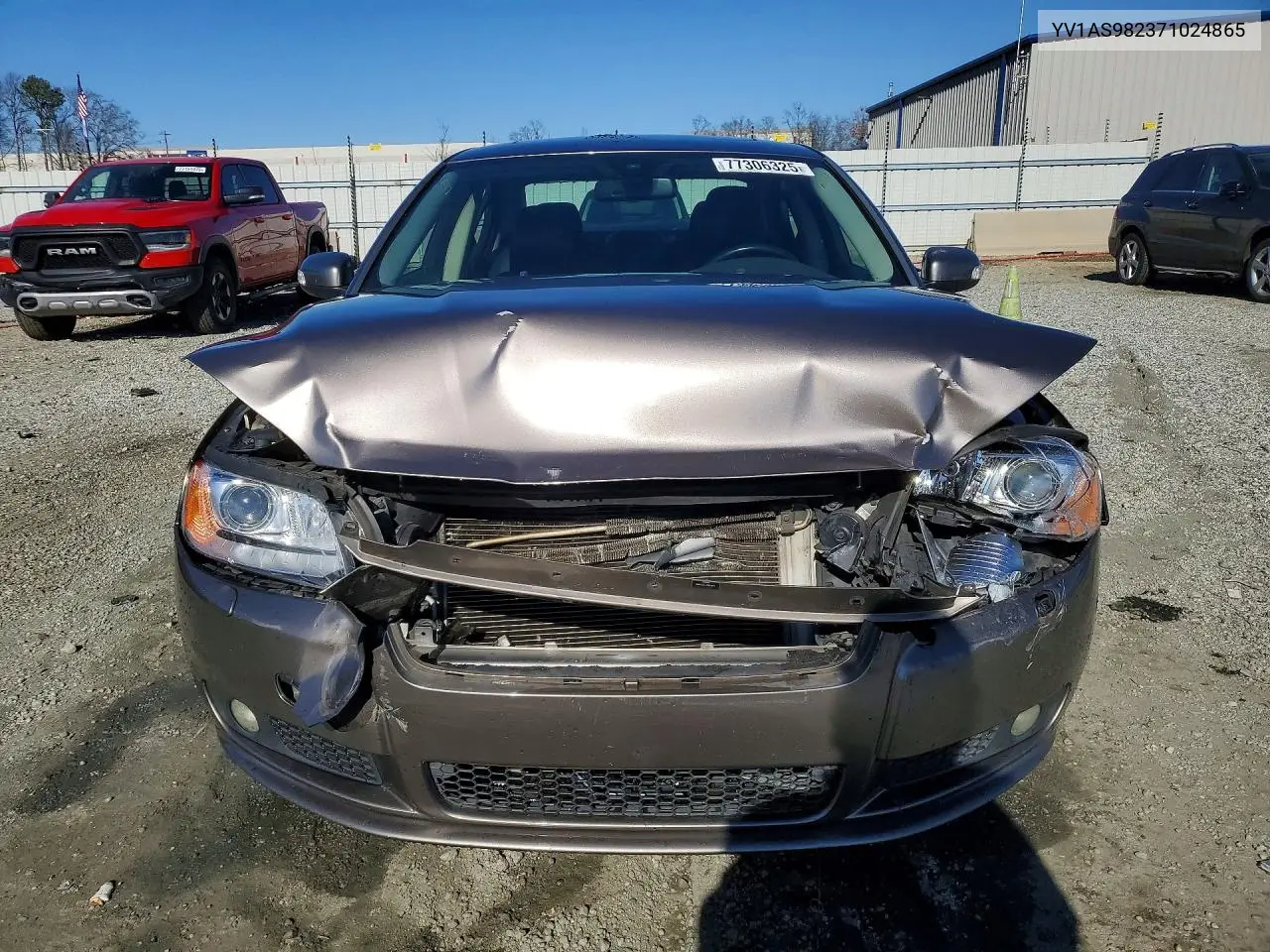 YV1AS982371024865 2007 Volvo S80 3.2