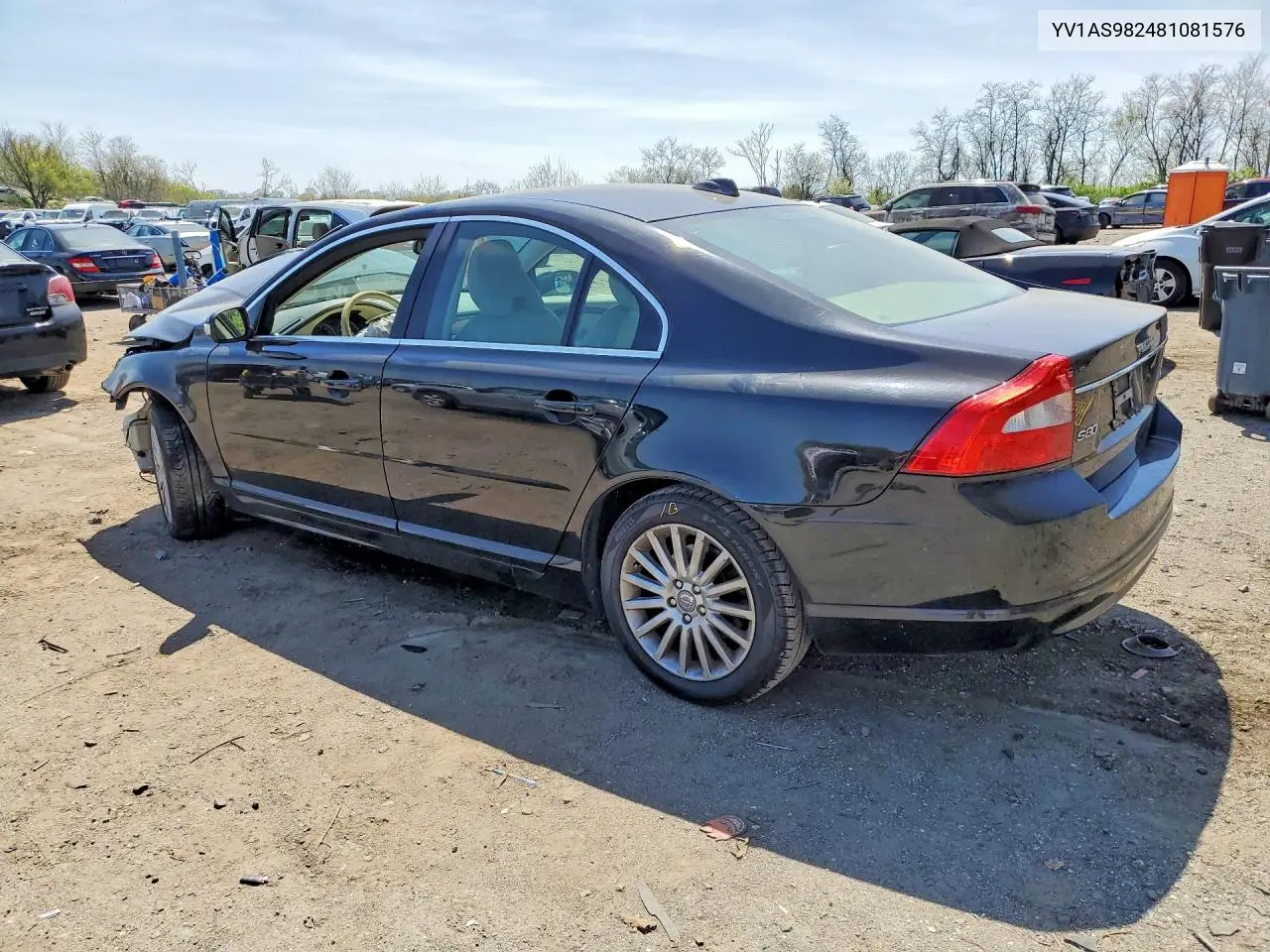 2008 Volvo S80 3.2 VIN: YV1AS982481081576 Lot: 48624916