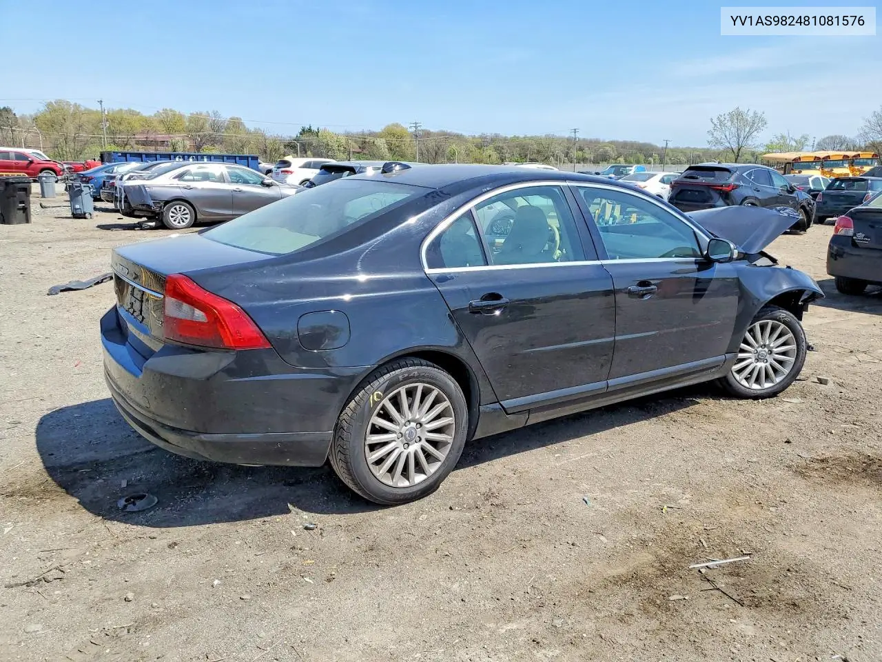 2008 Volvo S80 3.2 VIN: YV1AS982481081576 Lot: 48624916