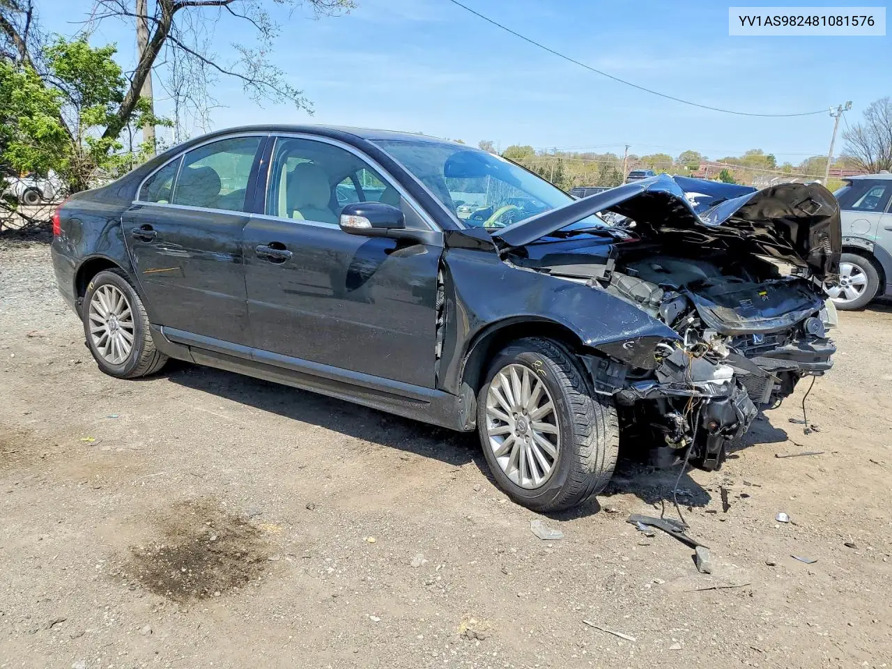 2008 Volvo S80 3.2 VIN: YV1AS982481081576 Lot: 48624916