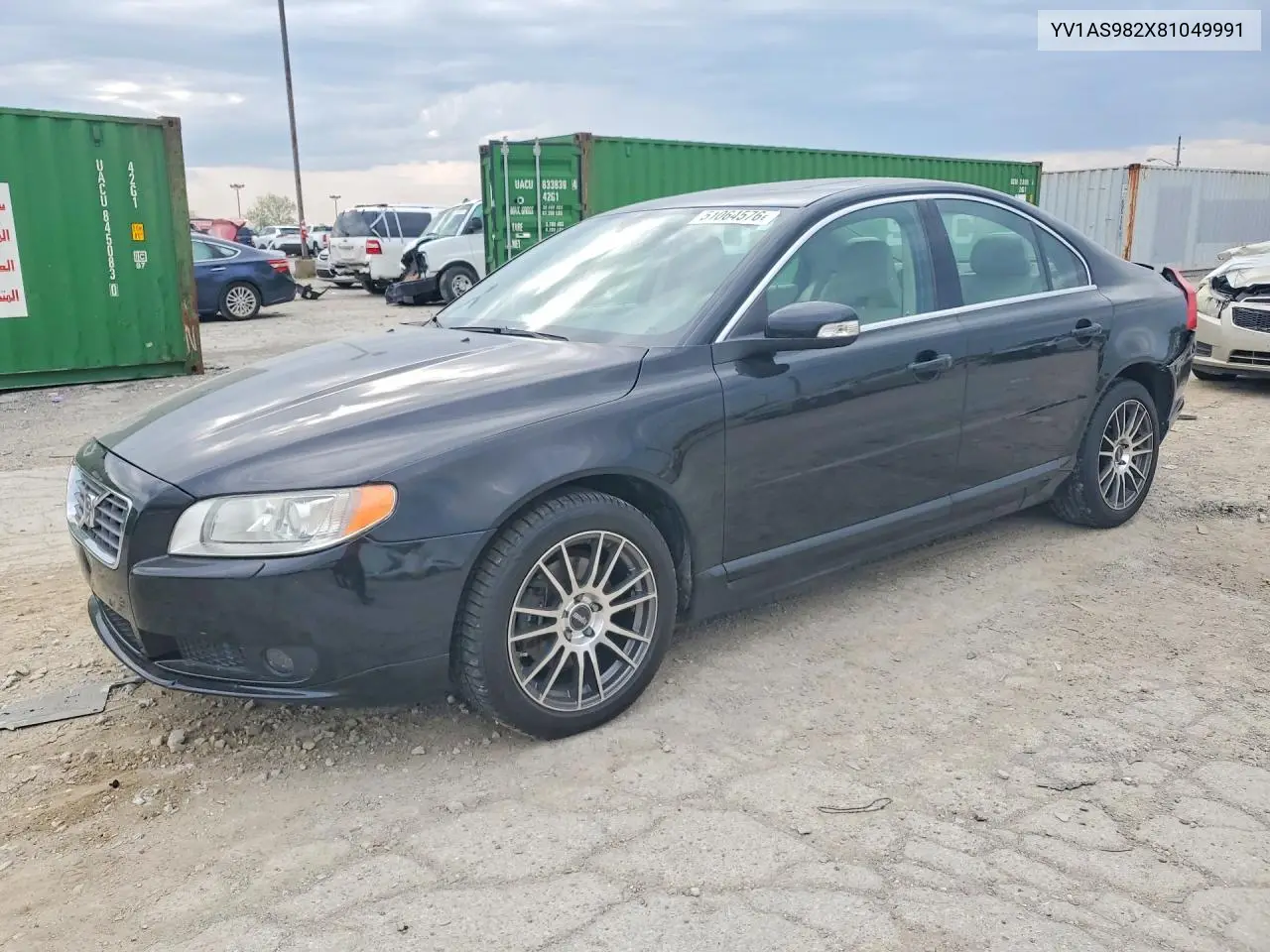 2008 Volvo S80 3.2 VIN: YV1AS982X81049991 Lot: 51064576