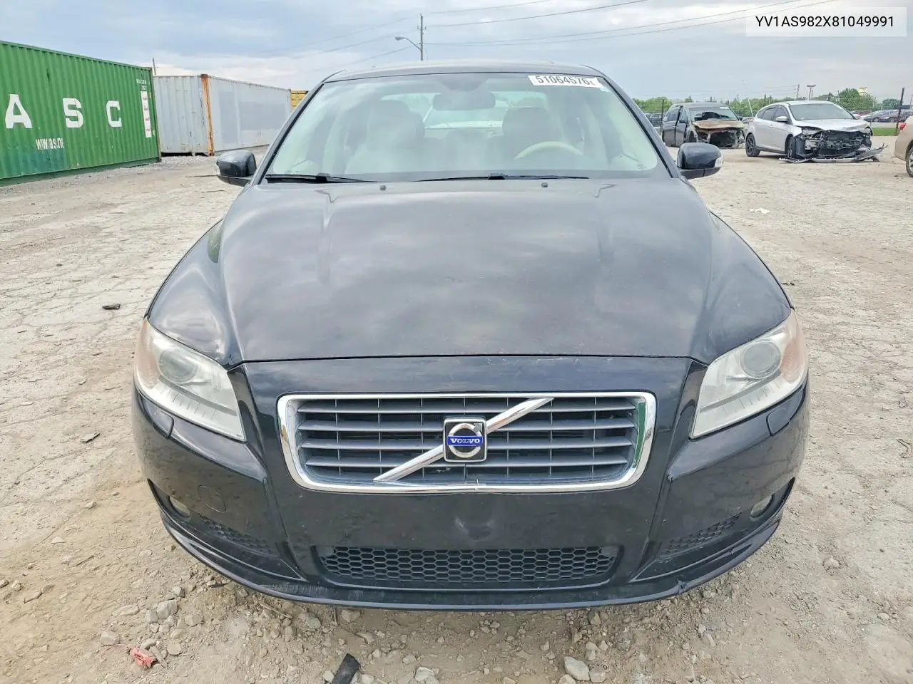 2008 Volvo S80 3.2 VIN: YV1AS982X81049991 Lot: 51064576