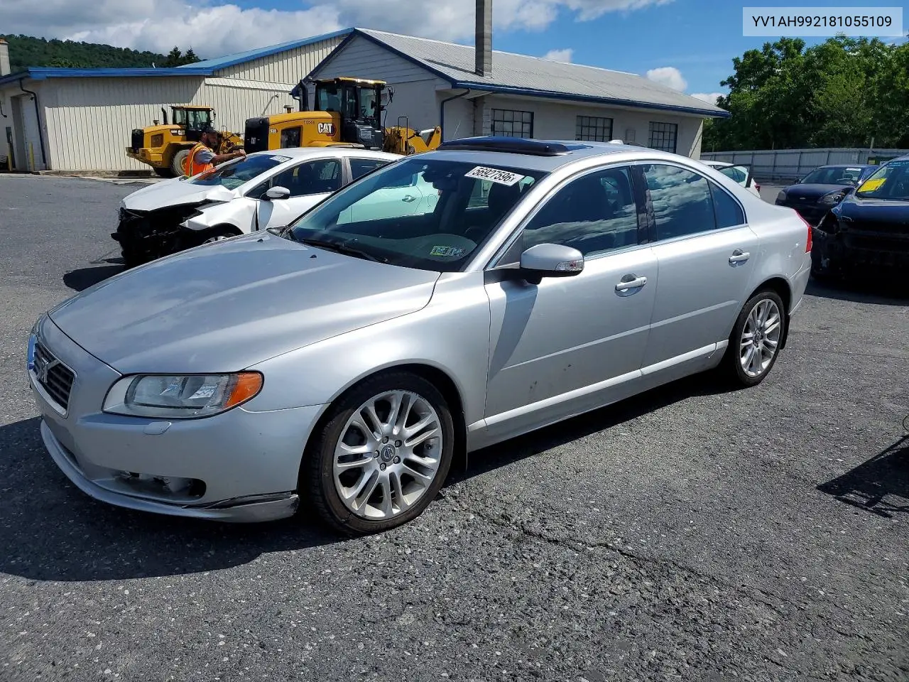 2008 Volvo S80 T6 Turbo VIN: YV1AH992181055109 Lot: 56927596