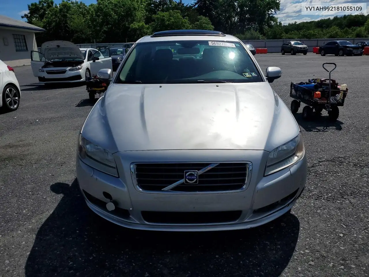 2008 Volvo S80 T6 Turbo VIN: YV1AH992181055109 Lot: 56927596