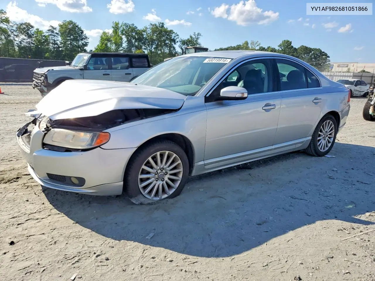 2008 Volvo S80 VIN: YV1AS982681051866 Lot: 58019916