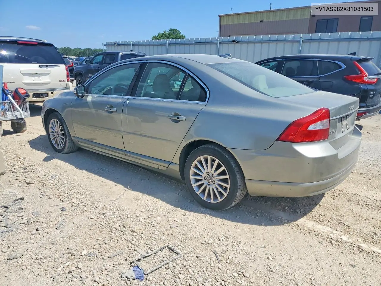2008 Volvo S80 3.2 VIN: YV1AS982X81081503 Lot: 60159376