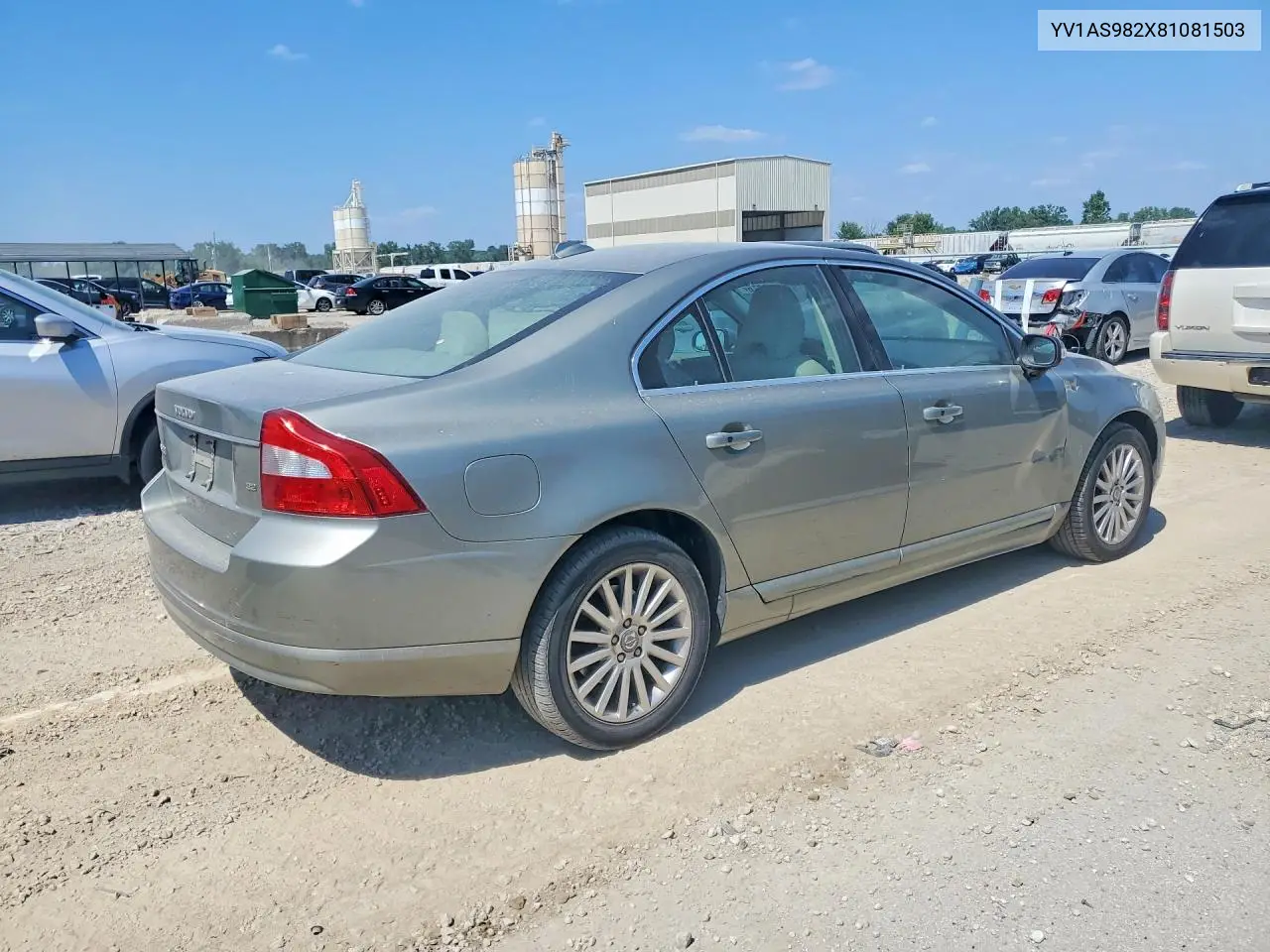 2008 Volvo S80 3.2 VIN: YV1AS982X81081503 Lot: 60159376