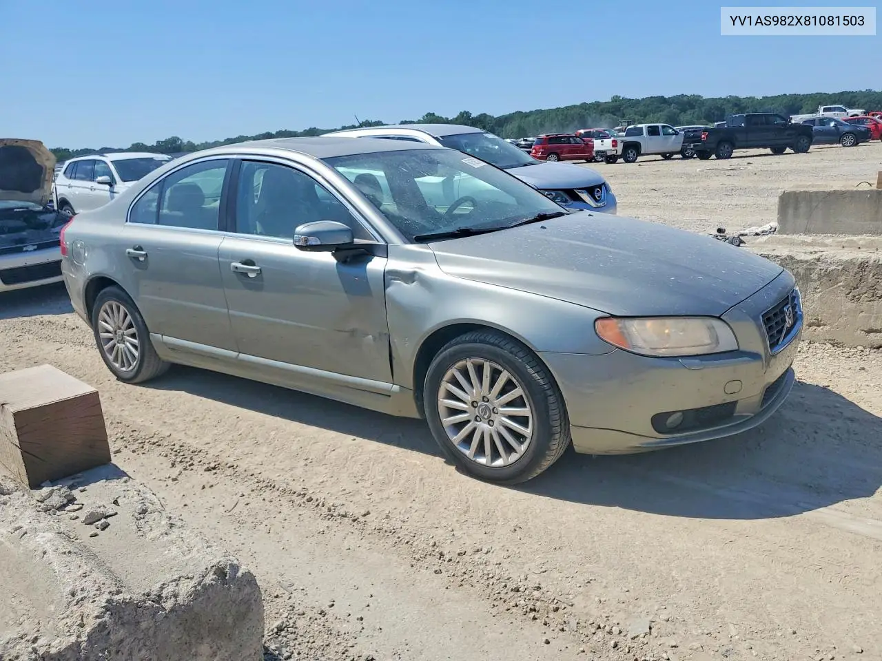 2008 Volvo S80 3.2 VIN: YV1AS982X81081503 Lot: 60159376