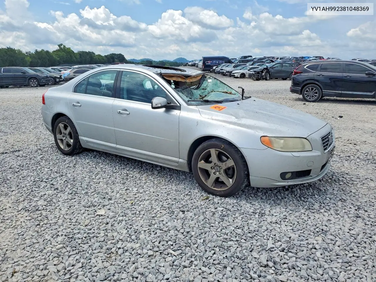 2008 Volvo S80 T6 Turbo VIN: YV1AH992381048369 Lot: 60382436