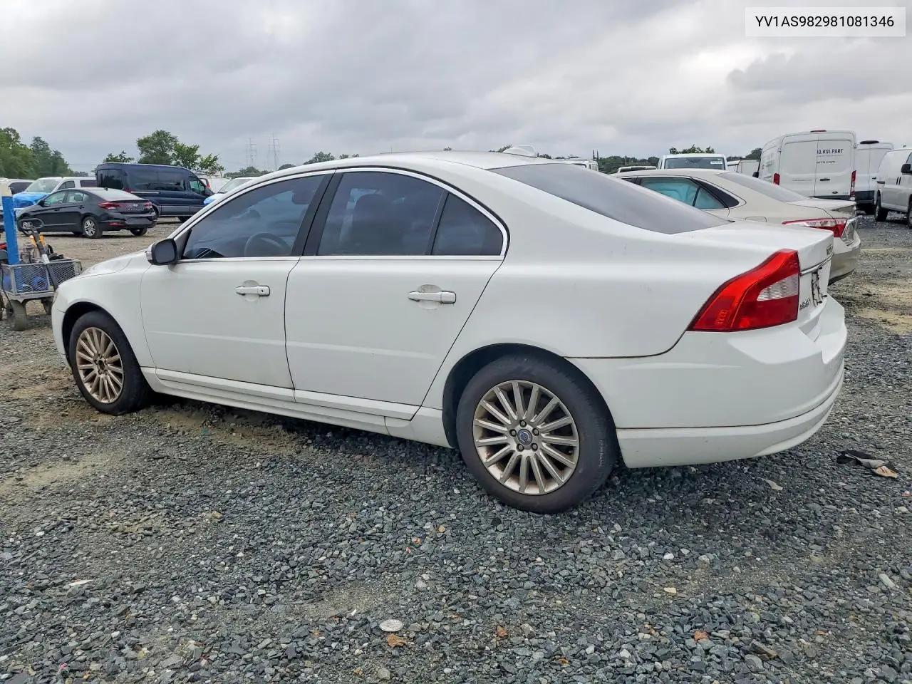 2008 Volvo S80 3.2 VIN: YV1AS982981081346 Lot: 61740126