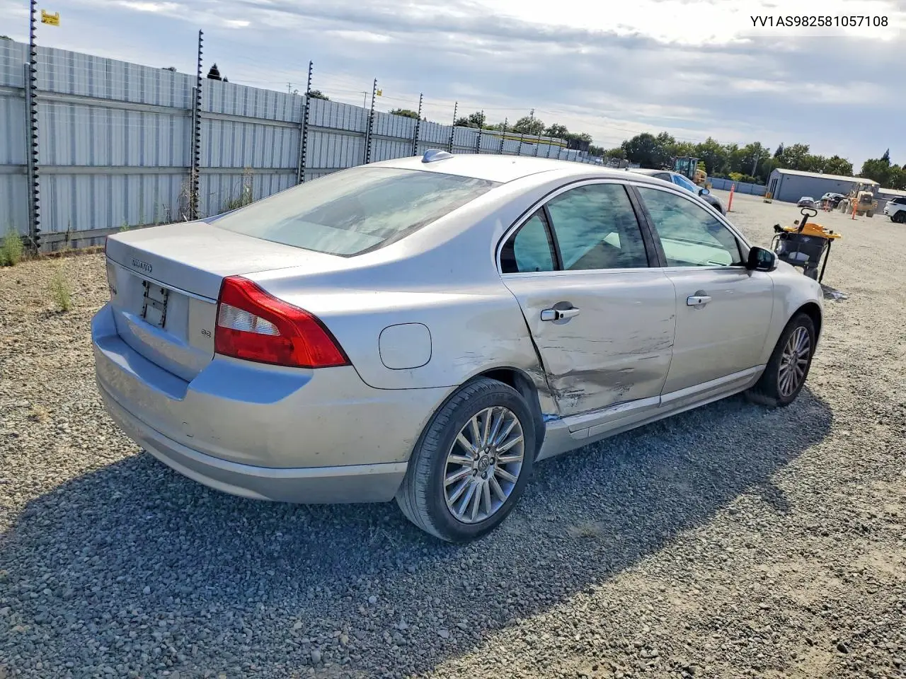 2008 Volvo S80 3.2 VIN: YV1AS982581057108 Lot: 62089196