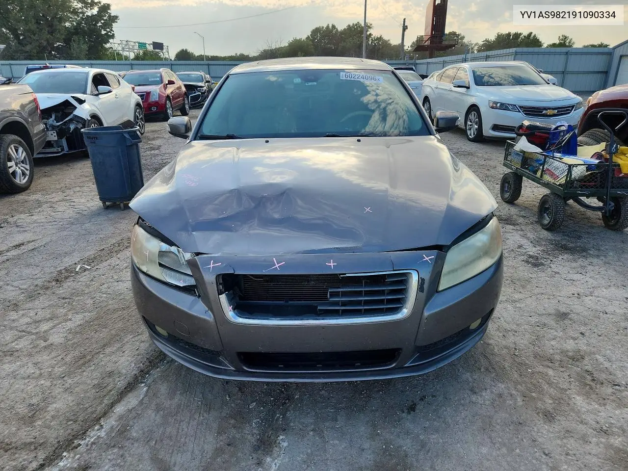 2009 Volvo S80 3.2 VIN: YV1AS982191090334 Lot: 60224096