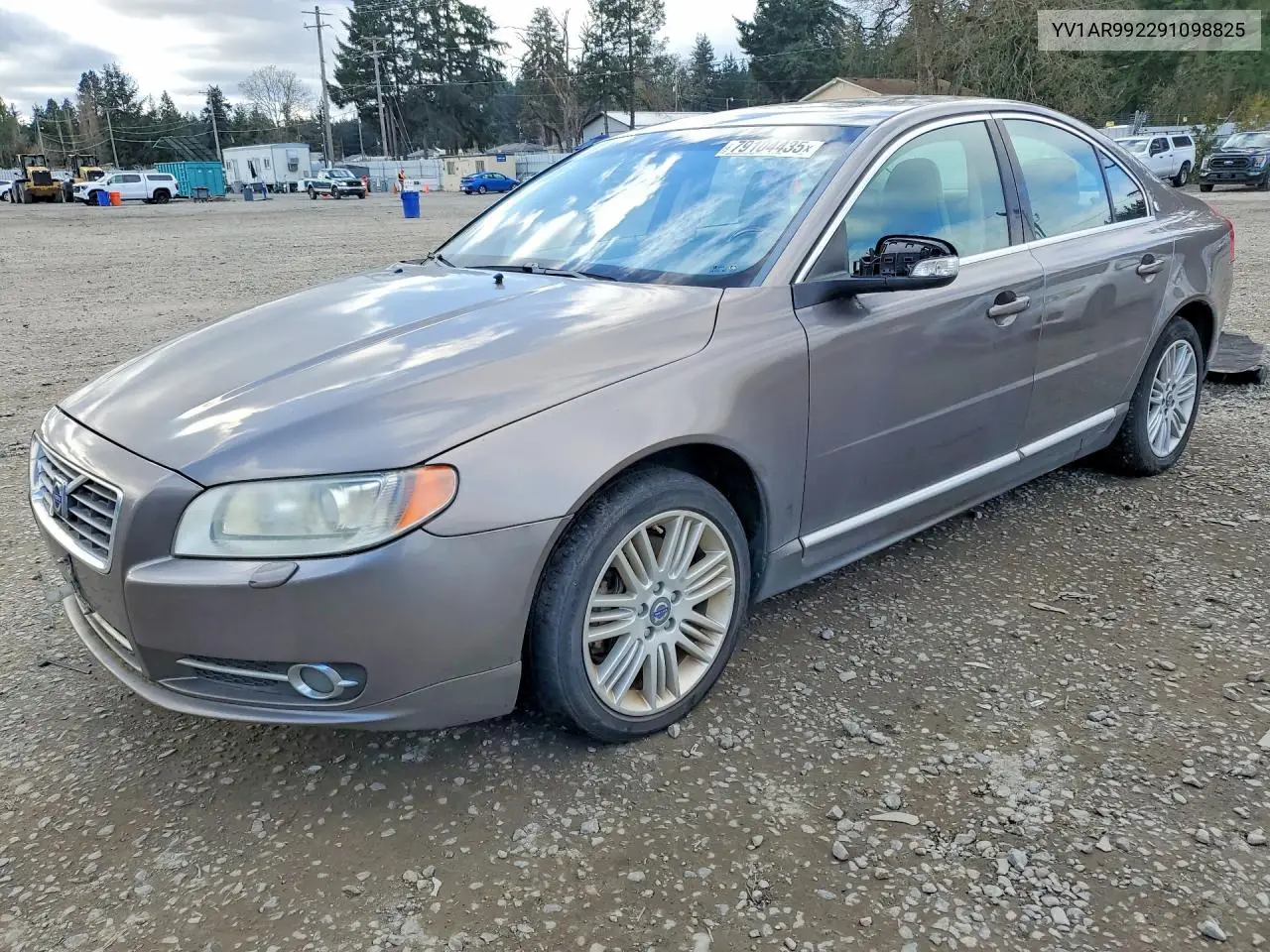 2009 Volvo S80 T6 VIN: YV1AR992291098825 Lot: 79104435