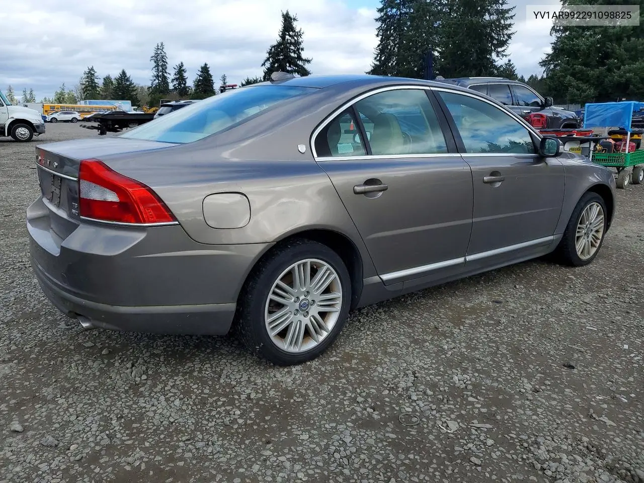2009 Volvo S80 T6 VIN: YV1AR992291098825 Lot: 79104435