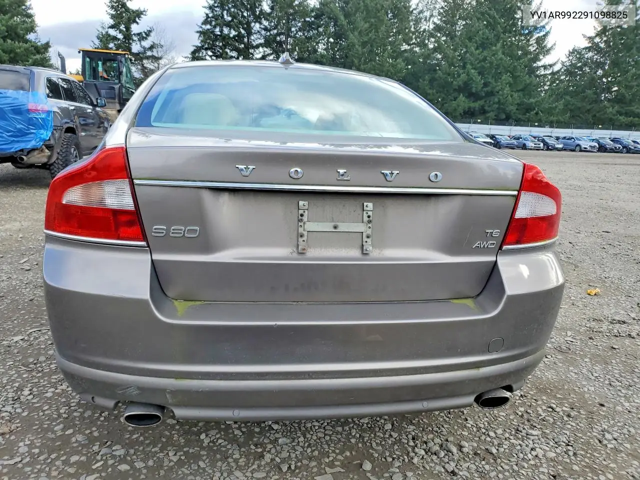 2009 Volvo S80 T6 VIN: YV1AR992291098825 Lot: 79104435
