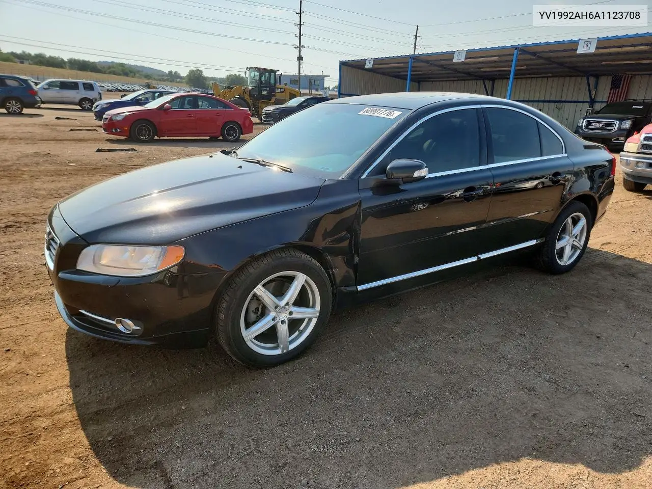 2010 Volvo S80 T6 VIN: YV1992AH6A1123708 Lot: 60001776