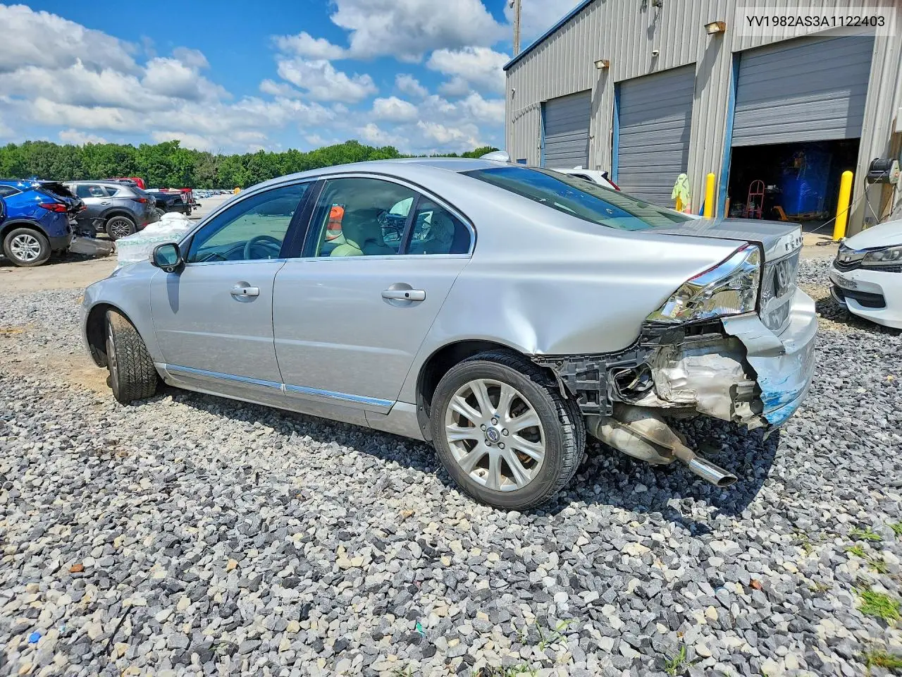 2010 Volvo S80 3.2 VIN: YV1982AS3A1122403 Lot: 60690156