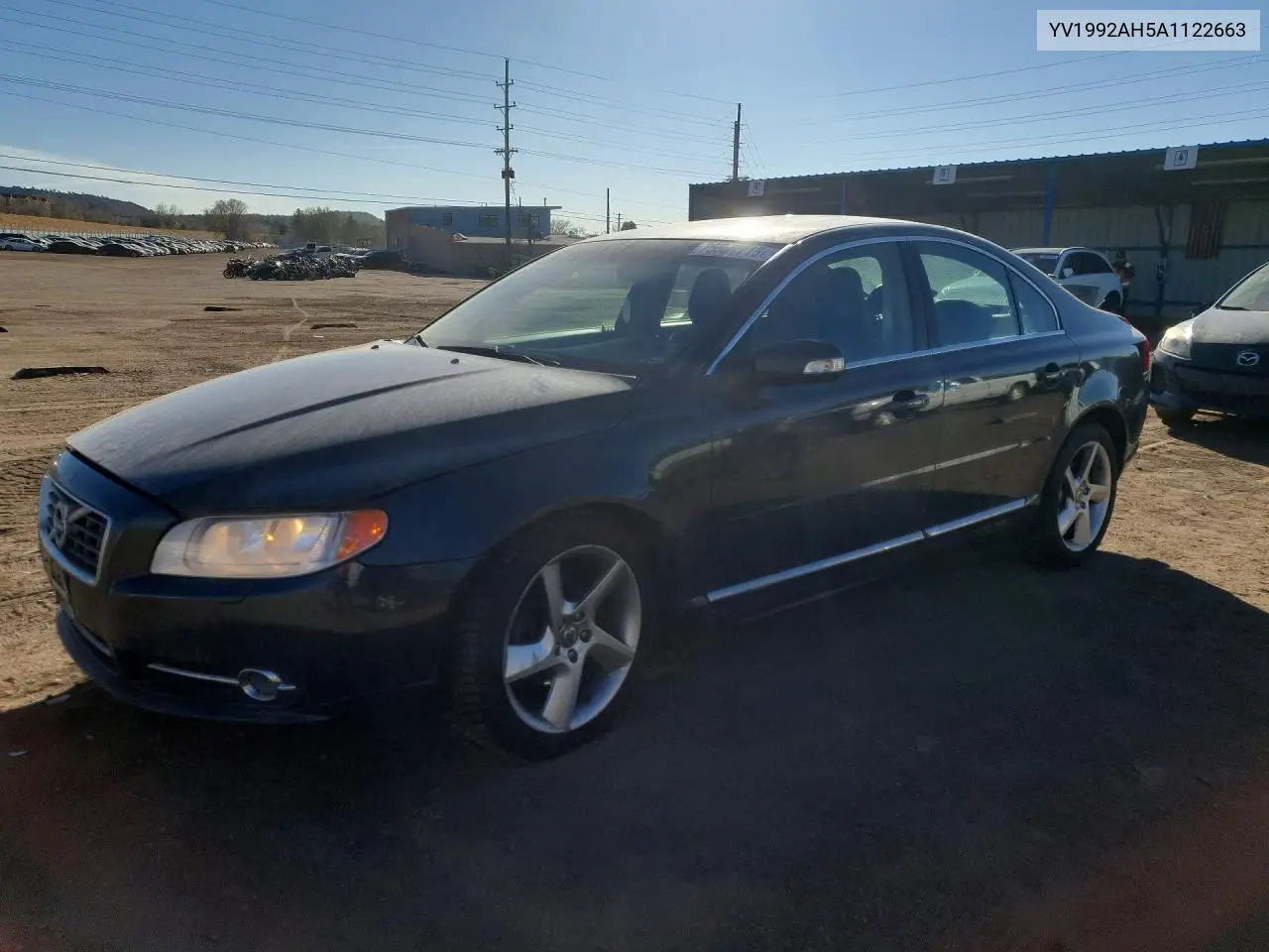 2010 Volvo S80 VIN: YV1992AH5A1122663 Lot: 75531715