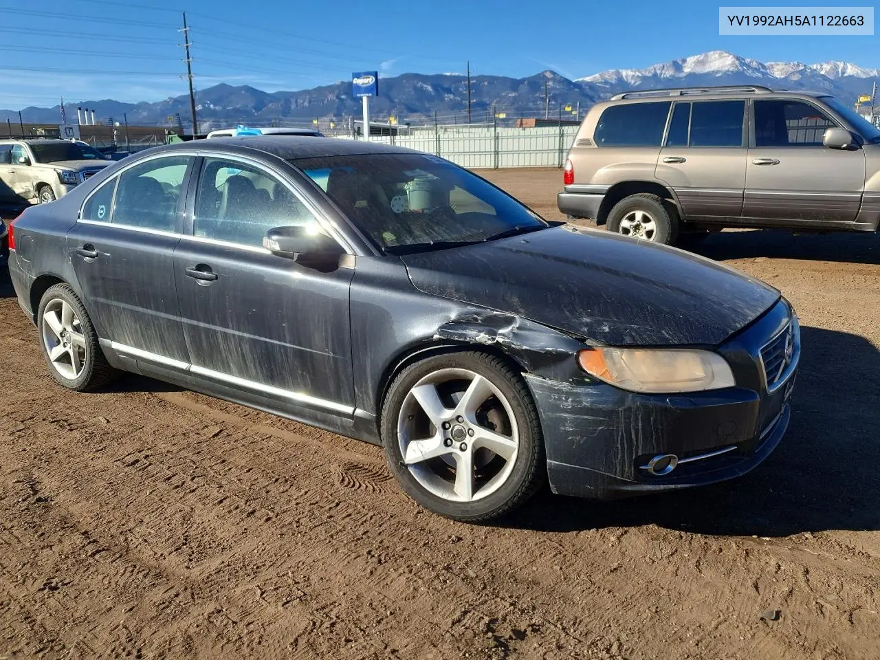 2010 Volvo S80 VIN: YV1992AH5A1122663 Lot: 75531715
