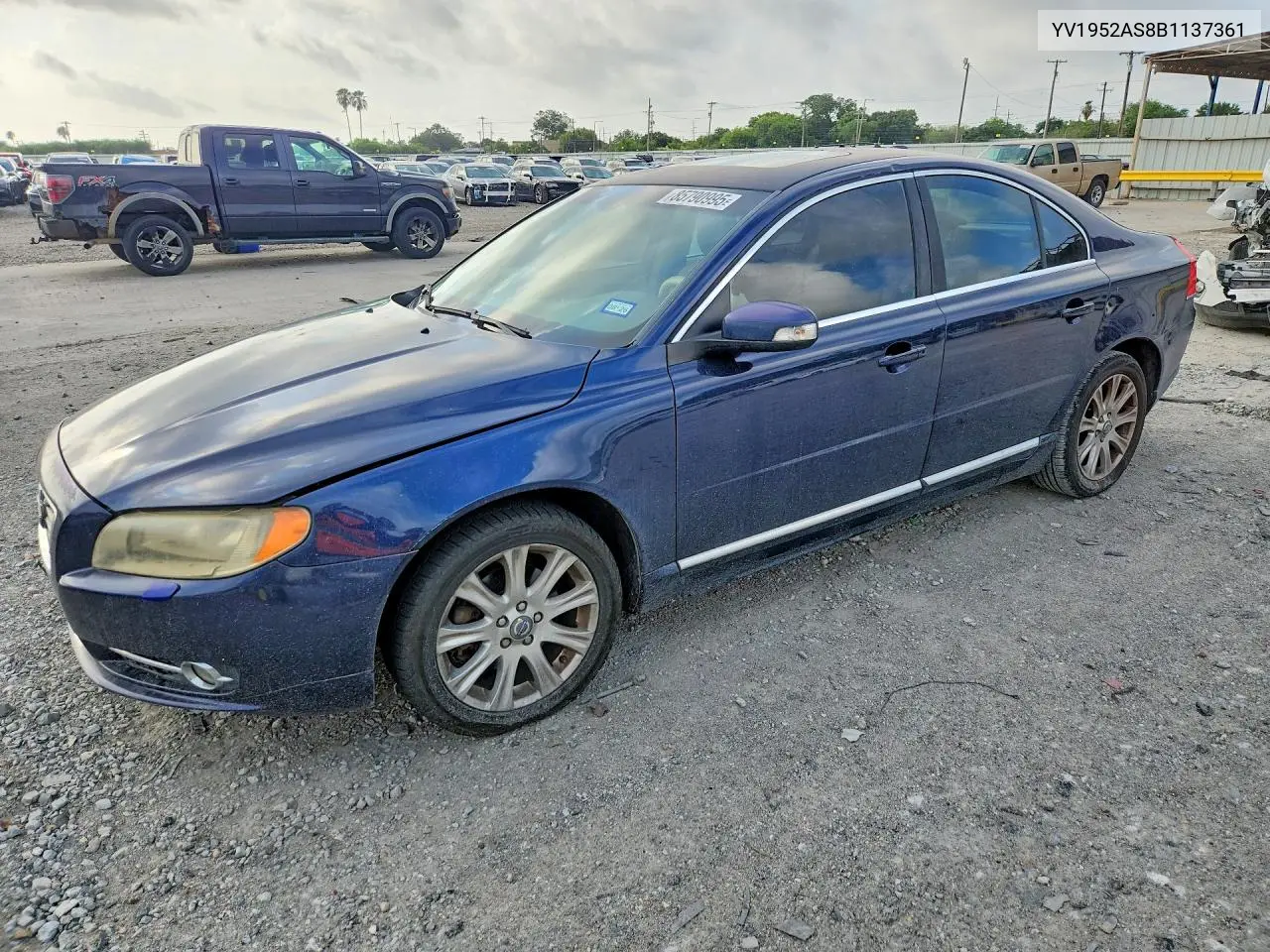 2011 Volvo S80 3.2 VIN: YV1952AS8B1137361 Lot: 85790995
