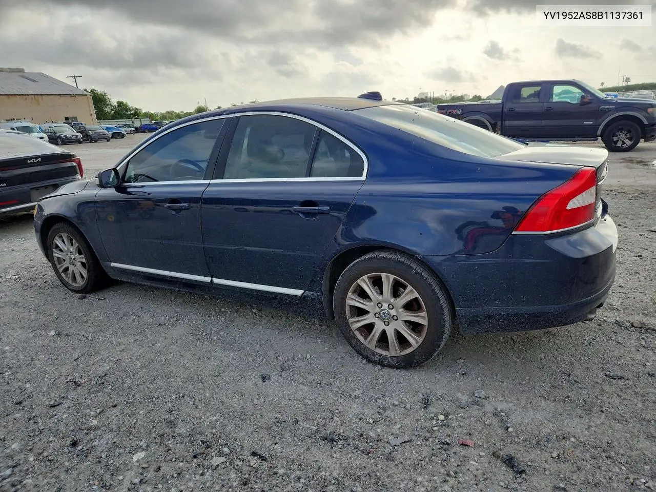 2011 Volvo S80 3.2 VIN: YV1952AS8B1137361 Lot: 85790995
