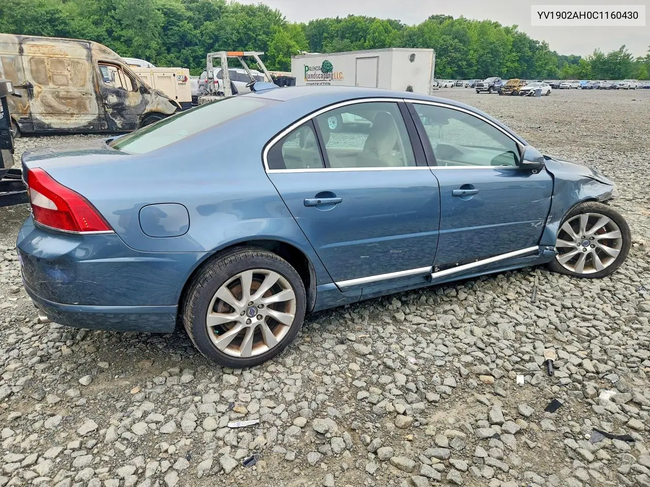 2012 Volvo S80 T6 VIN: YV1902AH0C1160430 Lot: 58743796