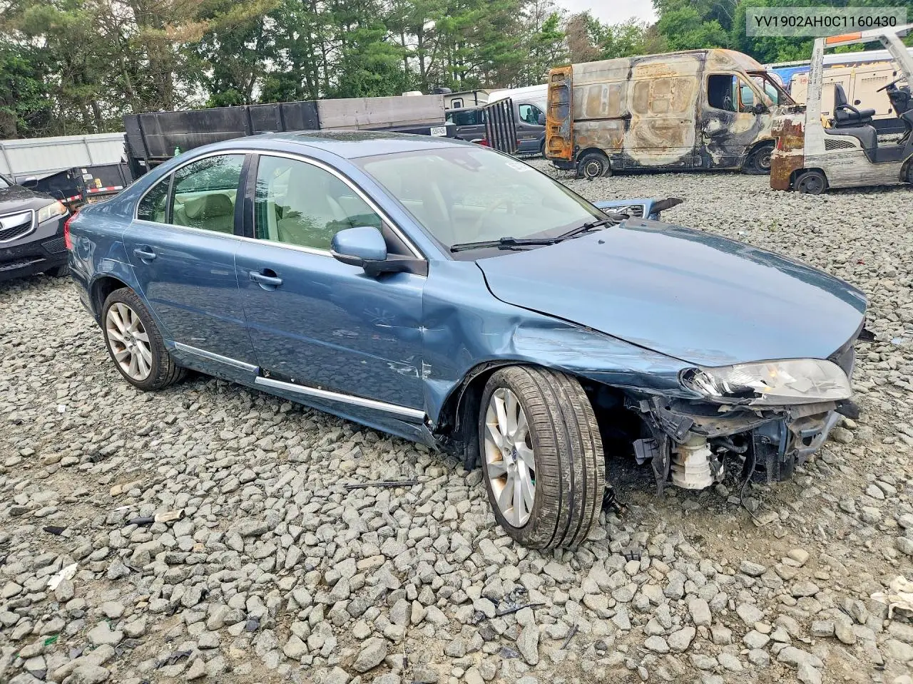 2012 Volvo S80 T6 VIN: YV1902AH0C1160430 Lot: 58743796