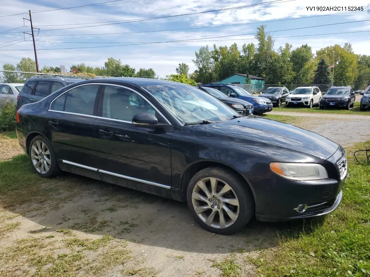 2012 Volvo S80 T6 VIN: YV1902AH2C1152345 Lot: 80940885