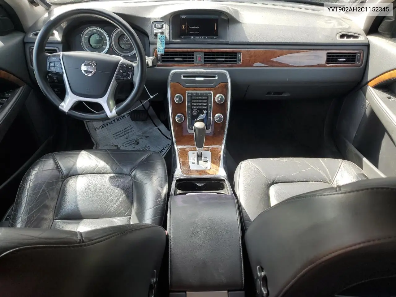 2012 Volvo S80 T6 VIN: YV1902AH2C1152345 Lot: 80940885