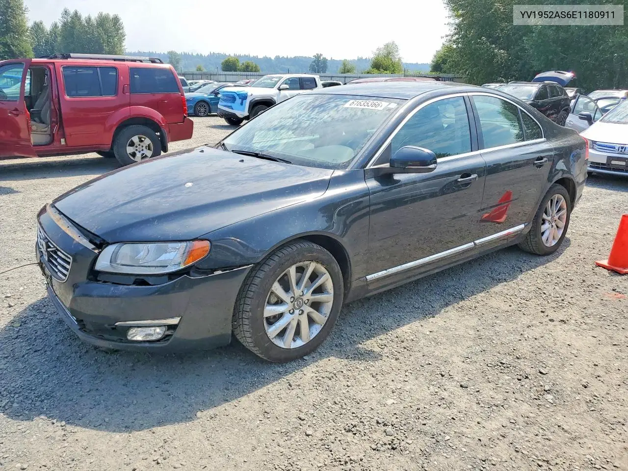 2014 Volvo S80 3.2 VIN: YV1952AS6E1180911 Lot: 61635366