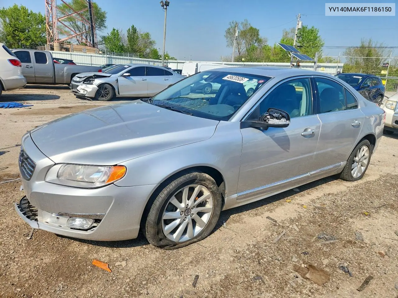 2015 Volvo S80 Premier VIN: YV140MAK6F1186150 Lot: 48620506