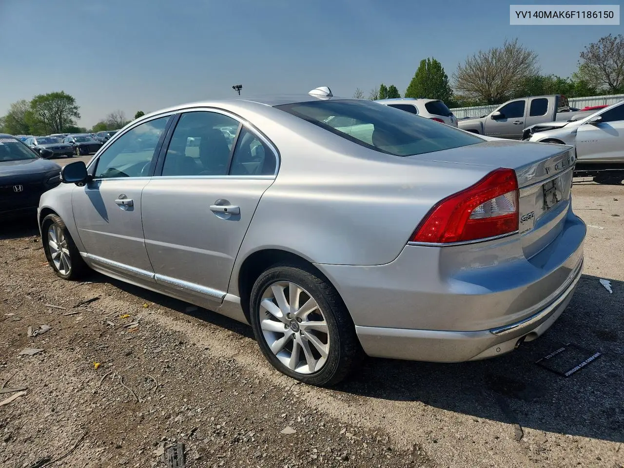 2015 Volvo S80 Premier VIN: YV140MAK6F1186150 Lot: 48620506