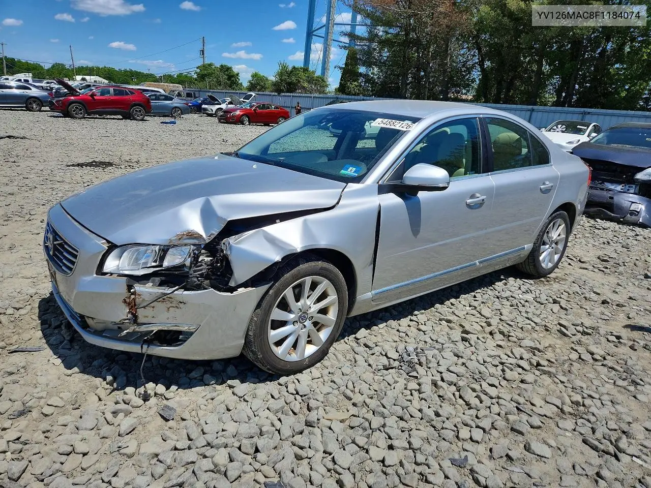 2015 Volvo S80 Premier+ VIN: YV126MAC8F1184074 Lot: 54882126