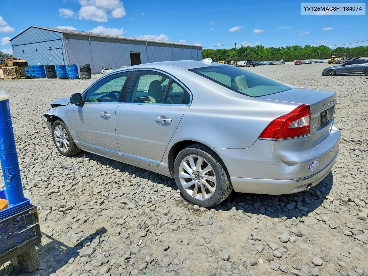 2015 Volvo S80 Premier+ VIN: YV126MAC8F1184074 Lot: 54882126