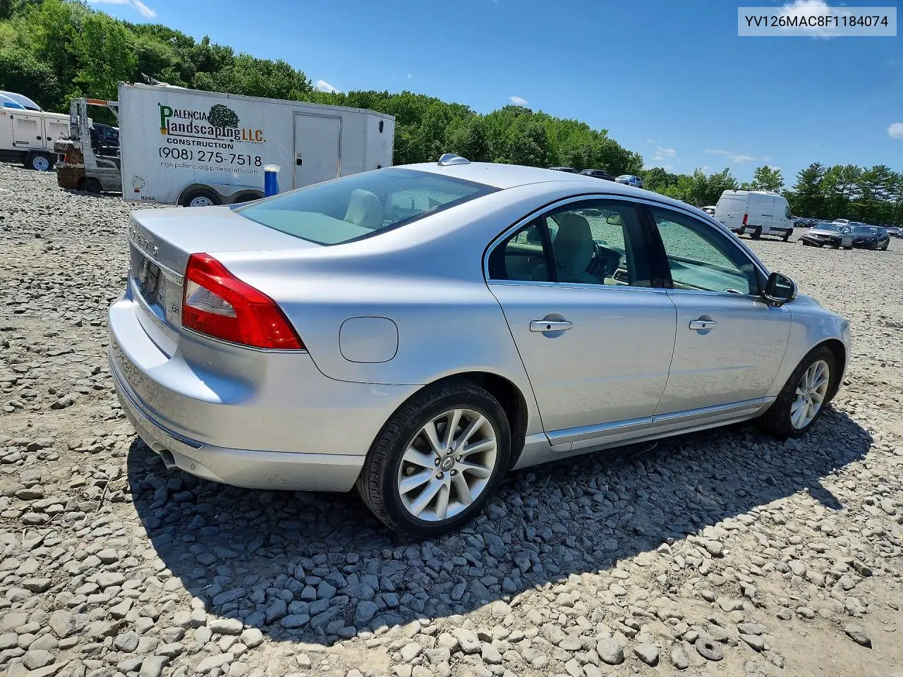 2015 Volvo S80 Premier+ VIN: YV126MAC8F1184074 Lot: 54882126
