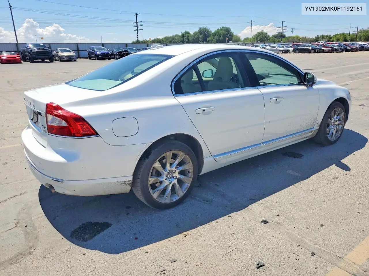 2015 Volvo S80 Premier VIN: YV1902MK0F1192161 Lot: 59395446